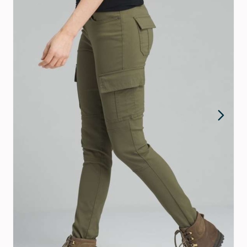 Army green prAna cargo pants